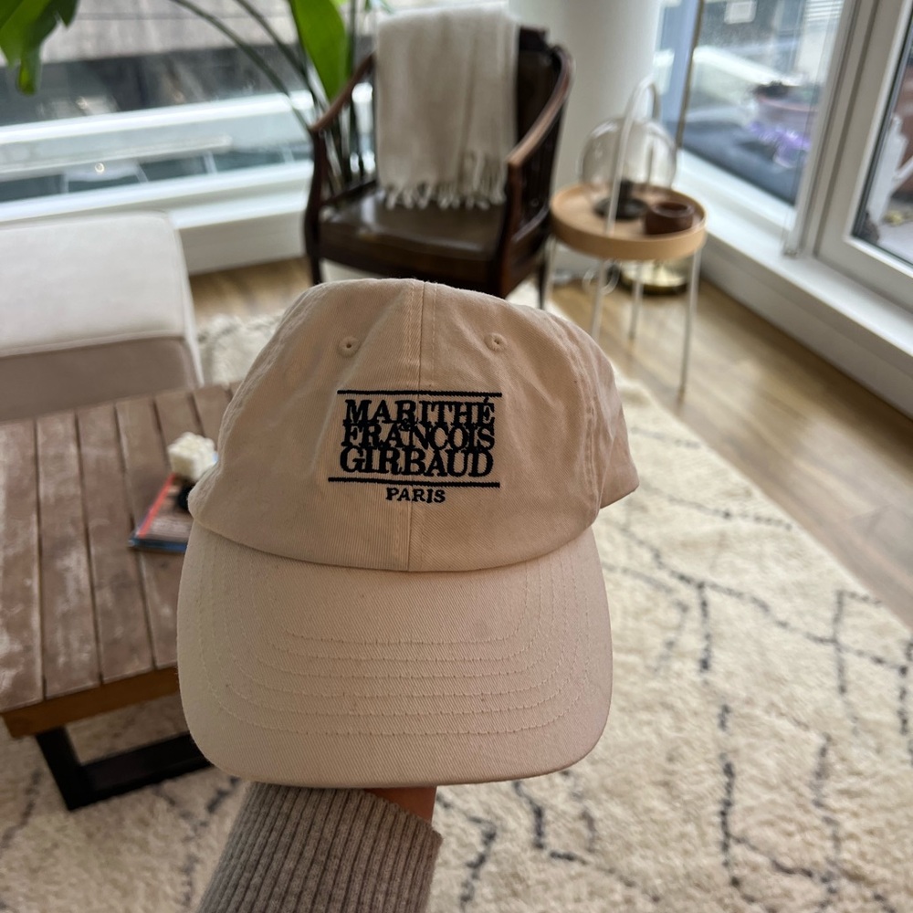 White Marithe Francois Girbaud Cap